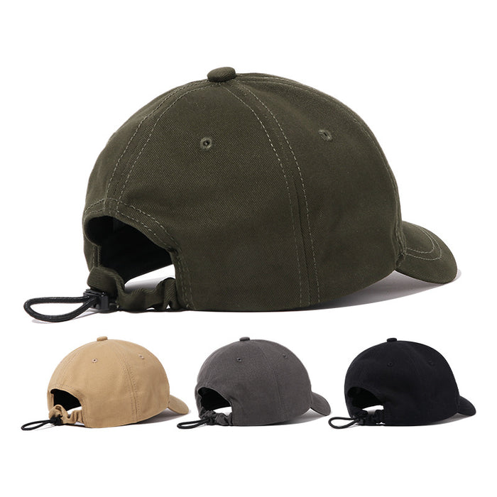 Wholesale Drawstring light plate duckbill cap, fashionable and simple baseball cap, hat