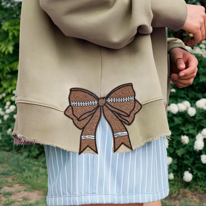 Wholesale Ball Bow Embroidery Cloth DIY Patches