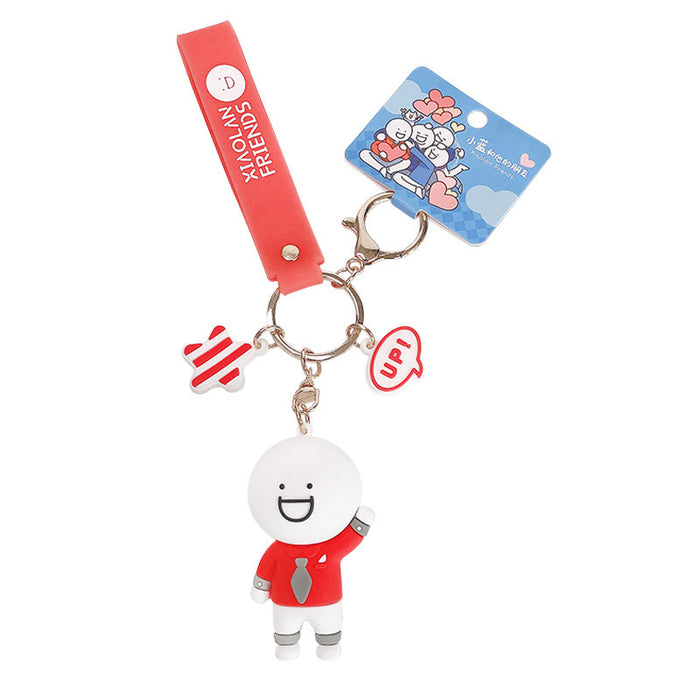 Wholesale Cartoon Silicone Doll Keychain JDC-KC-HaoXi021