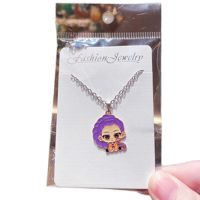 Wholesale Pendant Necklace Alloy Electroplated Fashion Accessory MOQ≥3