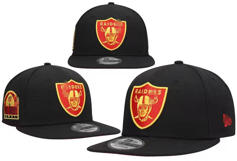 Wholesale Football Caps Embroidered Peaked Caps Outdoor Sun Protection Caps American Hip-Hop Flat-Brimmed Hats