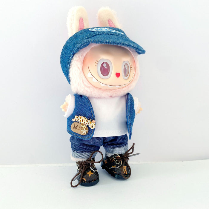 Wholesale Doll Clothes,  Vinyl Doll Clothes,  Denim Vest,  Casual Small Vest Outerwear