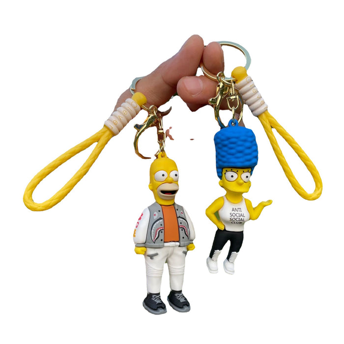 Wholesale Cartoon keychain figurine backpack ornament, children's creative gift, car pendant