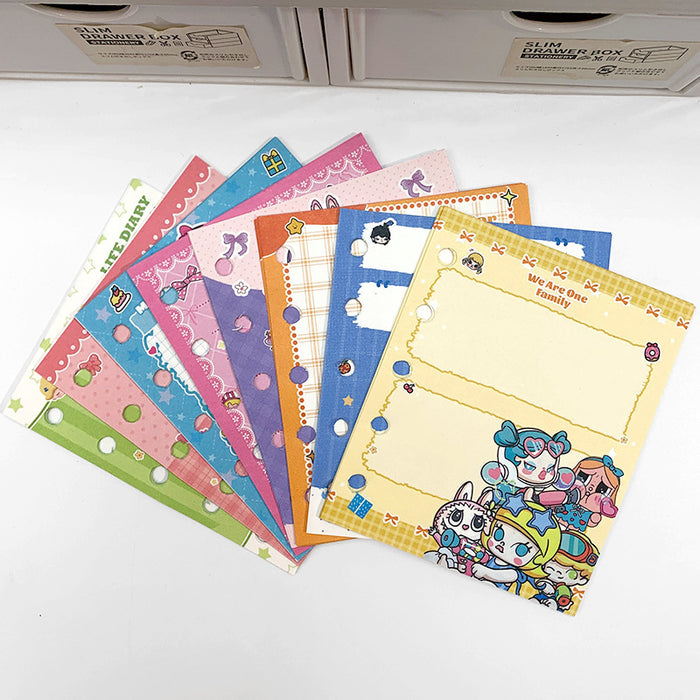 Wholesale M5 Card Book Colorful Loose-Leaf Blank Replacement book