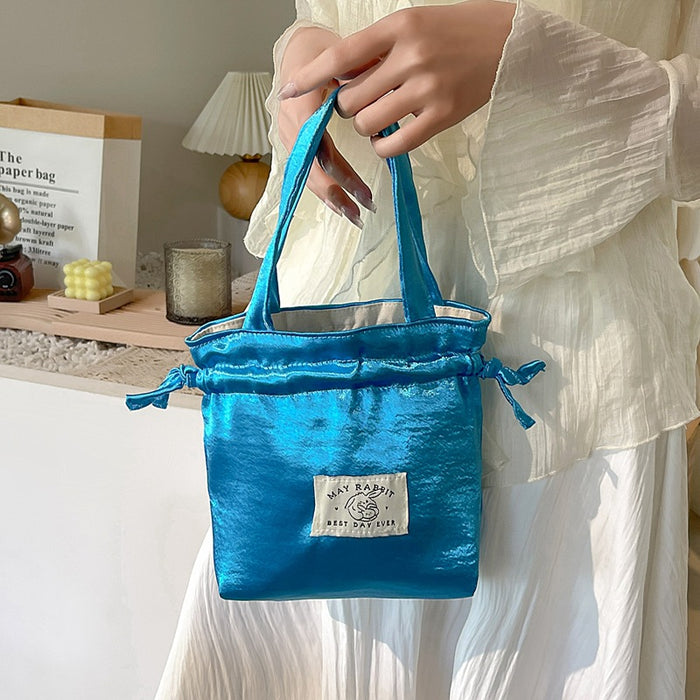 Wholesale Retro drawstring handbag with elegant style, drawstring handle, canvas bag, jewelry storage bag