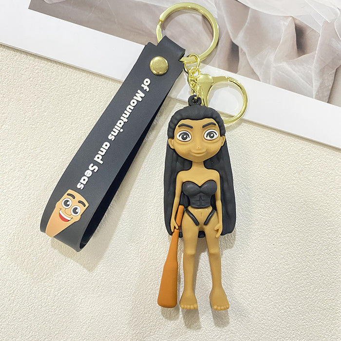 Wholesale Wooden Stick Man Bigfoot Tree Shark Doll Pendant