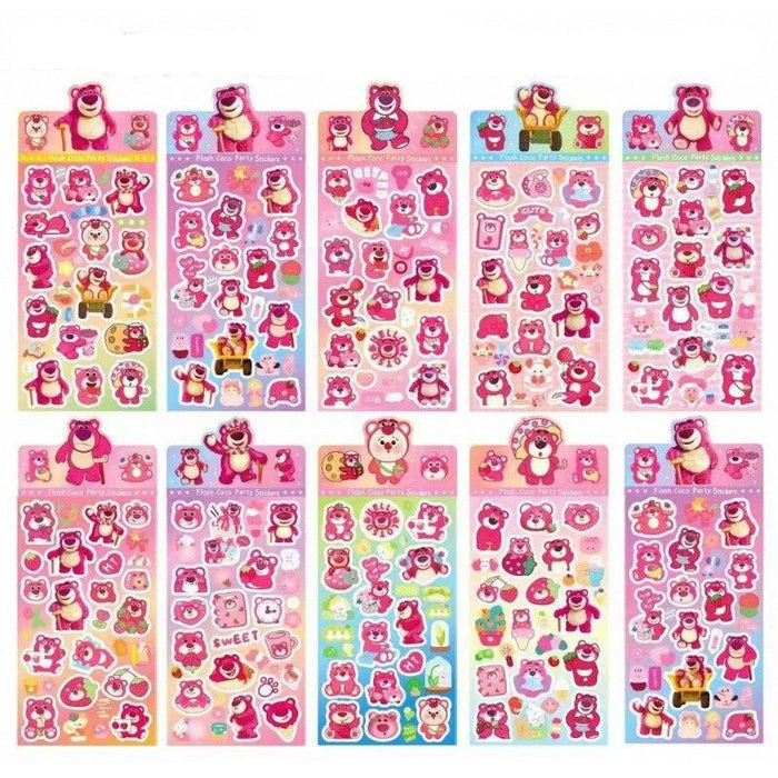 Wholesale Colorful and cute cartoon laser stickers