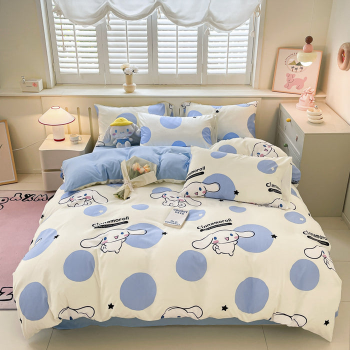 Wholesale Cartoon Bed Sheets, Dust Covers, Protective Covers, Skin Friendly and Frosted Bed Sheet JDC-SEE-AiErMei001