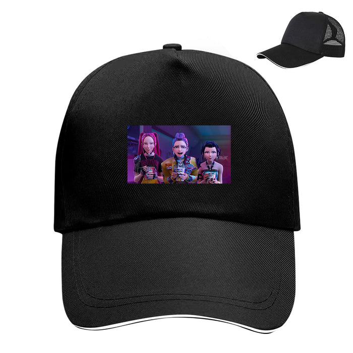 Wholesale KPOP Cute and Fun Velcro Adjustable Baseball Hat Breathable Mesh Duck Tongue Hat