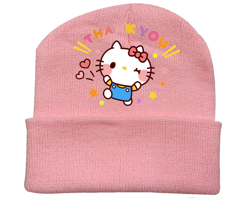 Wholesale  Knitted Hat Pattern Velvet Hat Curled Warm Protection Hat