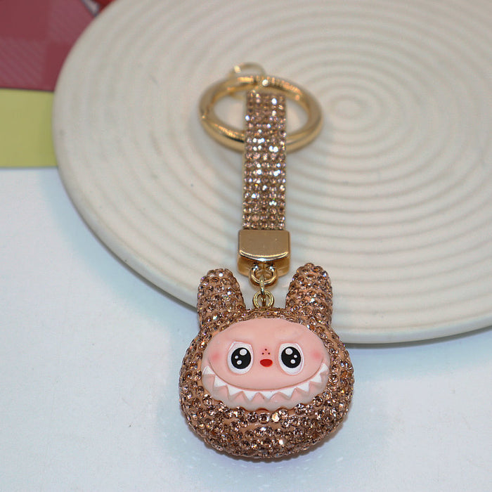 Wholesale Soft Clay Keychain with Diamonds,  Cute Personalized Bag Pendant,  Car Keychain,  Colorful Accessories