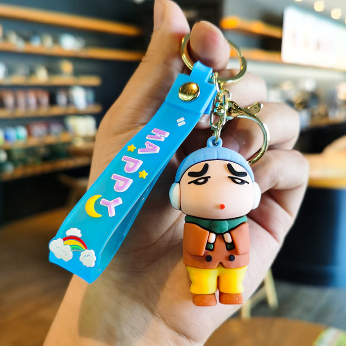 Wholesale Rubber Cartoon Doll Keychain JDC-KC-Tingm185