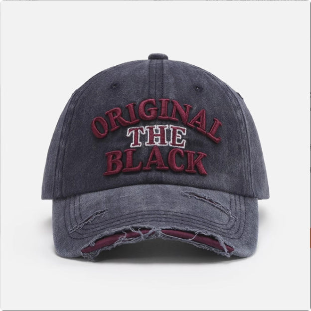 Wholesale letters washed baseball hat