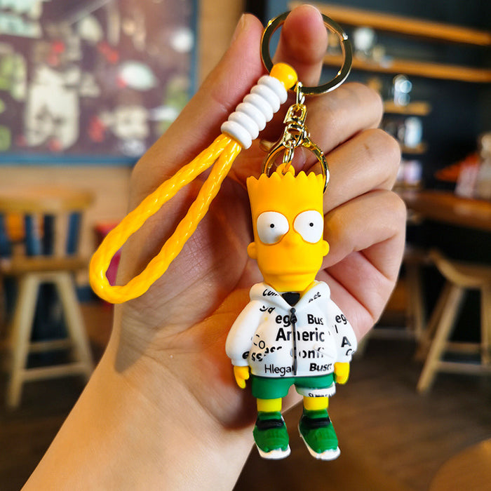 Wholesale Cartoon Doll 3D Rubber Keychain JDC-KC-Tingm077