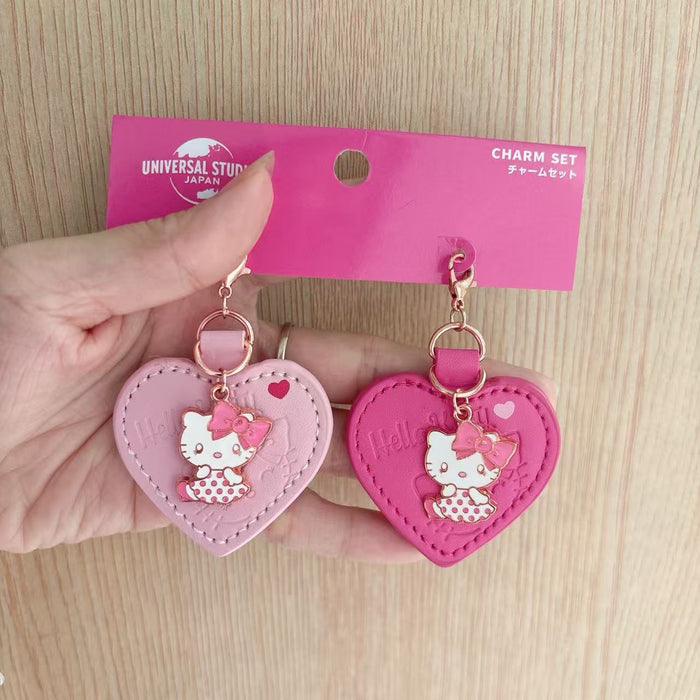 Wholesale Cute Cartoon Heart Charm 2pcs set