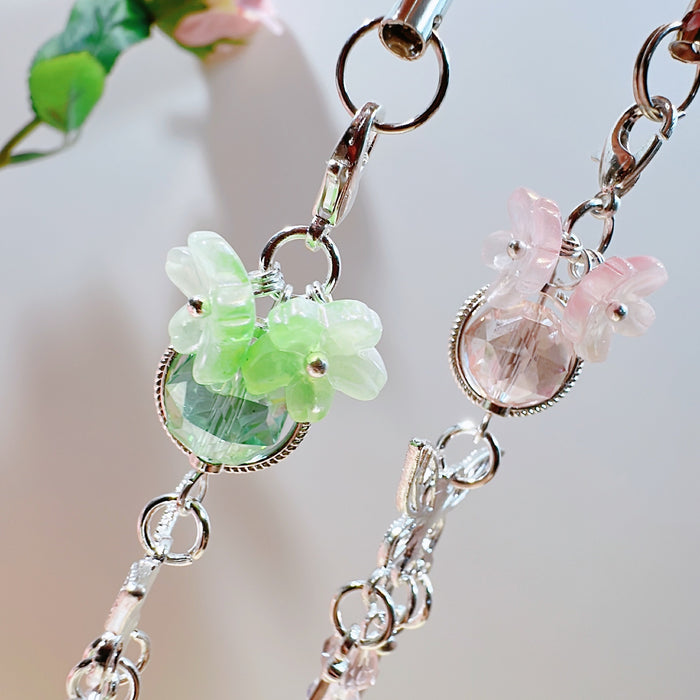 Wholesale Butterfly Hanging Chain Mobile Phone Beaded Hanging Chain