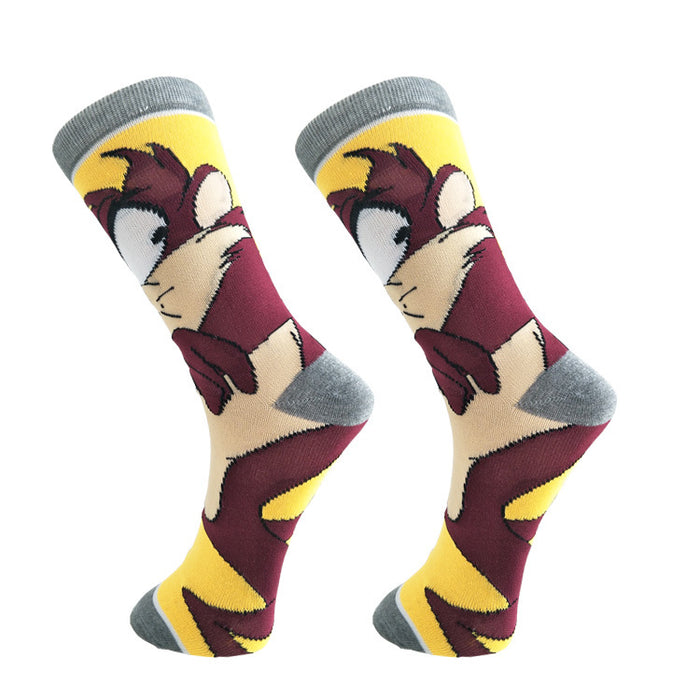 Wholesale Cotton Cartoon Middle Socks JDC-SK-YiYan074