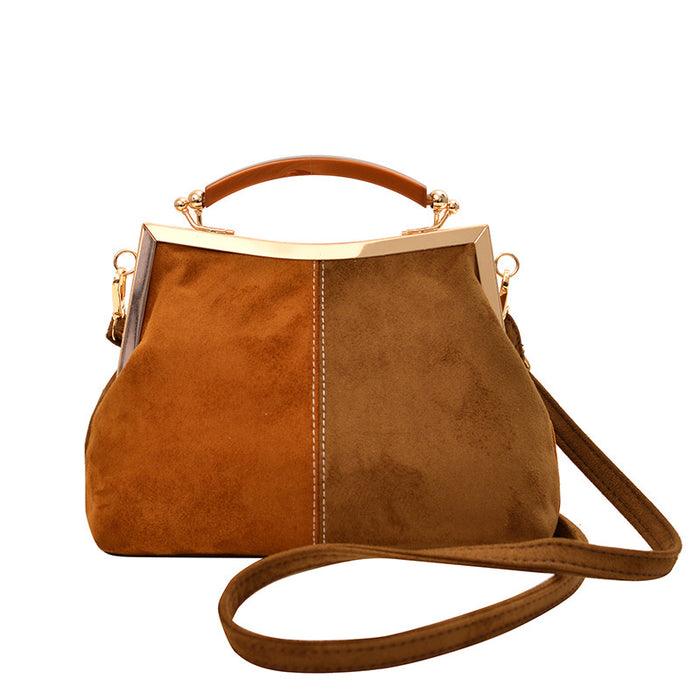 Wholesale Trendy Suede Crossbody Bag Black Street Fashion Boutique Resale