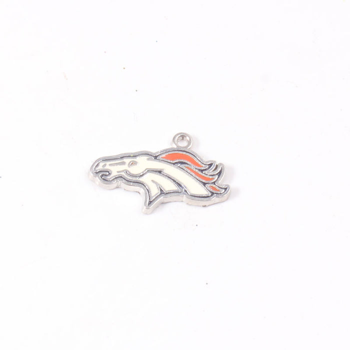Wholesale Sports Football Drop Oil Team Pendant Mixed logo Drop Oil Sports Series Pendant