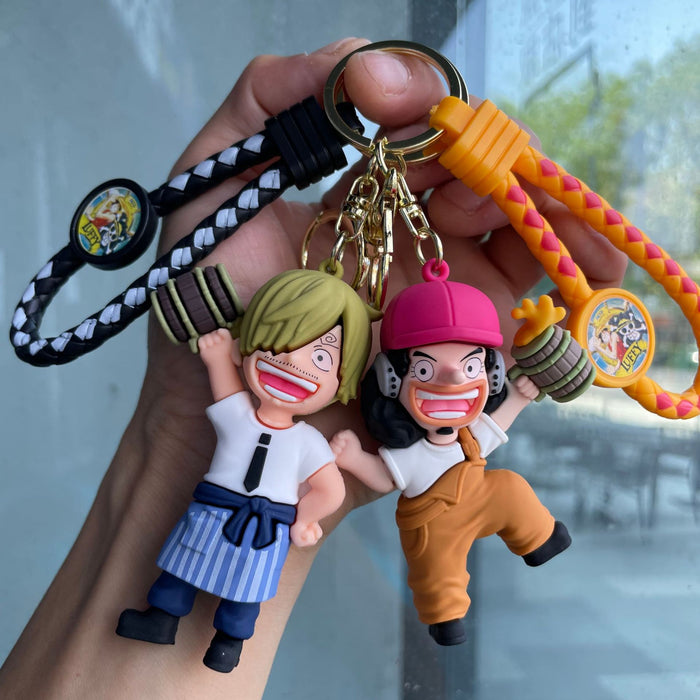 Wholesale Peripheral keychain cartoon doll couple bag pendant small gift wholesale