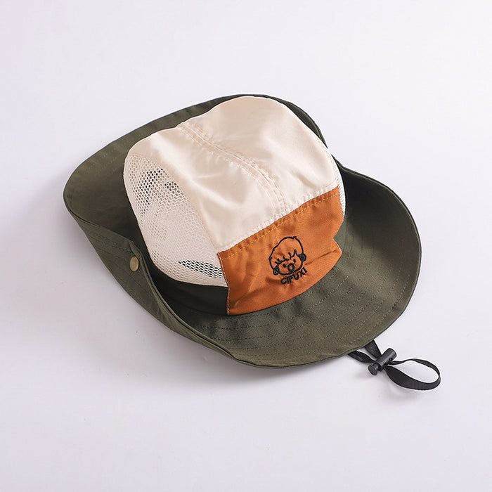 Wholesale Children's Hat Summer Thin Breathable Mesh Boys and Girls Large Brim