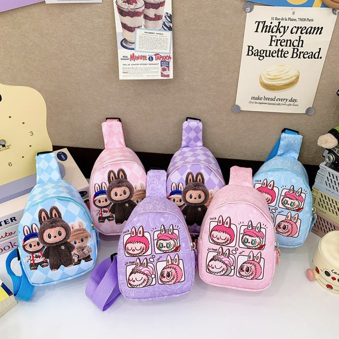 Wholesale Children' s bag cartoon small chest bag boys and girls lightweight and fashionable children' s bag