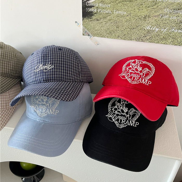 Wholesale Letter Embroider Soft Top Baseball Cap for Women Spring and Summer Trend