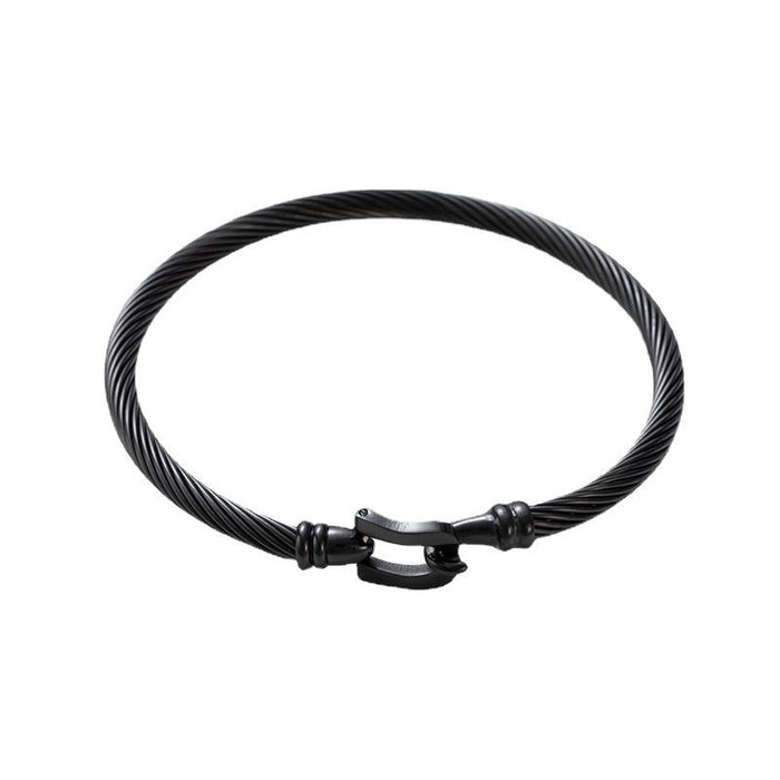 Wholesale Magnet Buckle Stainless Steel Wire Bracelet