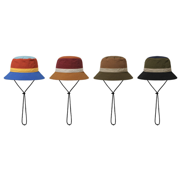 Wholesale Sunscreen hat, drawstring fisherman hat, straight tube storage, foldable crossbody bag, basin hat