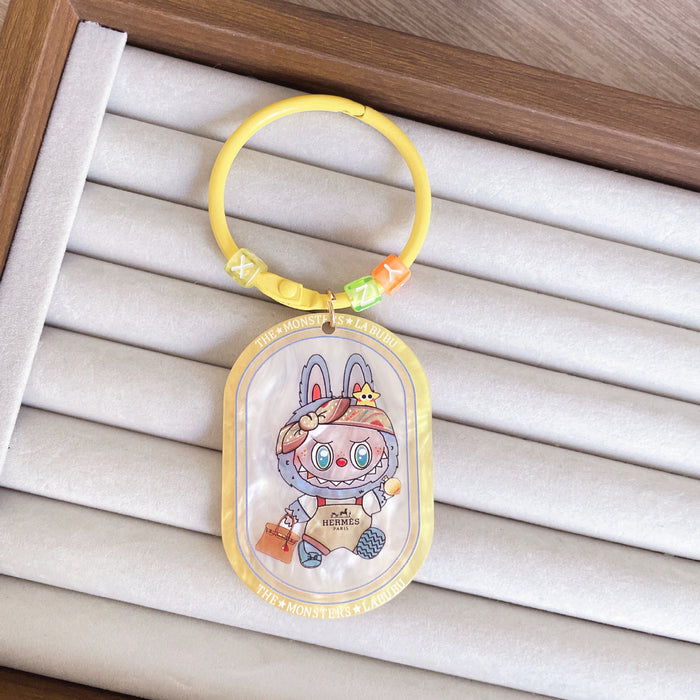 Wholesale Cute Acrylic  Keychain Cartoon Creative  Bag Decoration