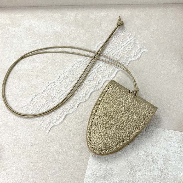 Wholesale Color PU Leather Magnetic Neck Glasses Bag Necklace Sunglasses Glasses Holder