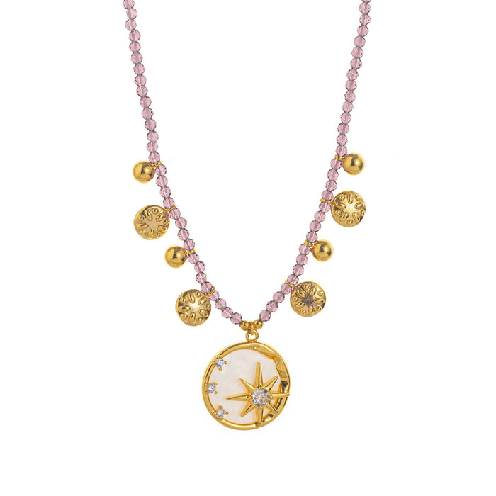 Wholesale Ice cream cone bow pearl pendant necklace