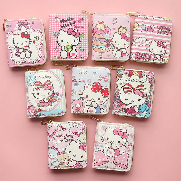 Wholesale PU Cute Cartoon Mini Kitty Wallet JDC-WT- Jumei001