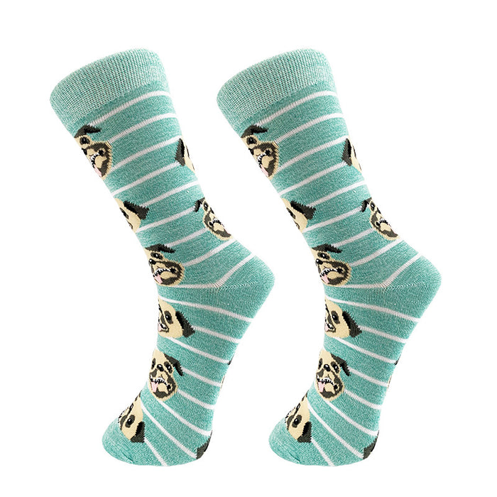 Wholesale Animal Series Cartoon Men's Middle Socks JDC-SK-YiYan079