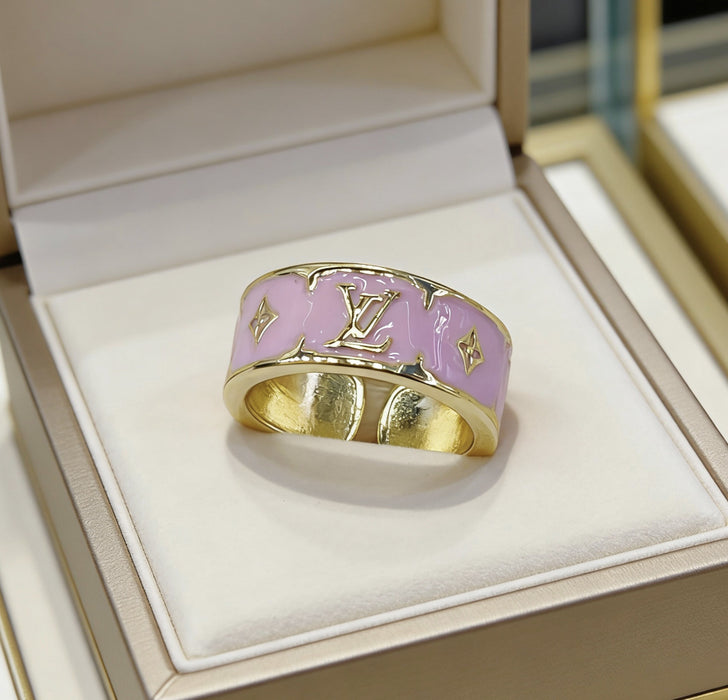Wholesale Copper Zircon Oil-Drip Adjustable Ring