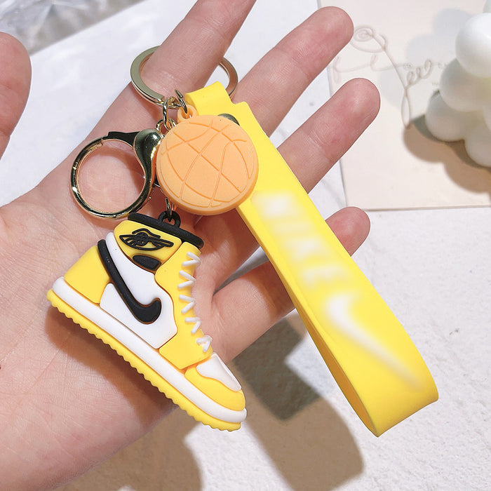 Wholesale Cartoon Shoes Silicone Doll Keychain JDC-KC-QiChao011