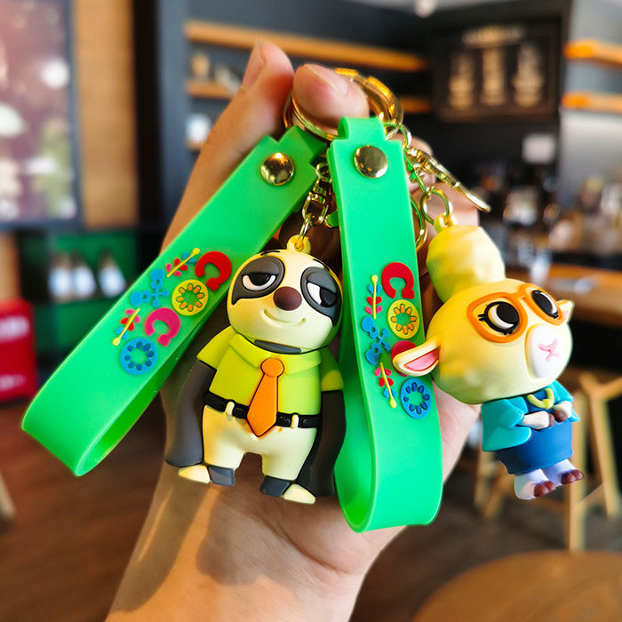 Wholesale Cartoon Doll Rubber Keychain JDC-KC-Tingm161