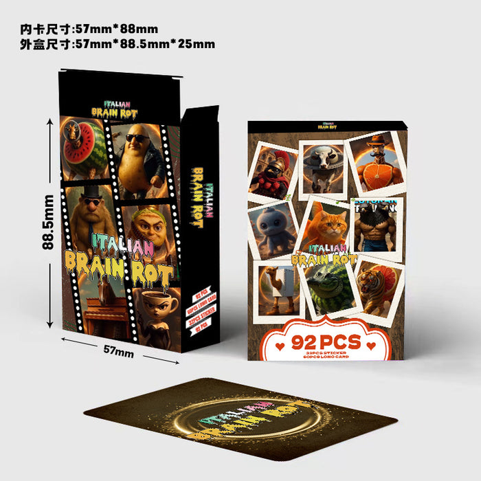 Wholesale 92pcs small stick figure photo card stickers