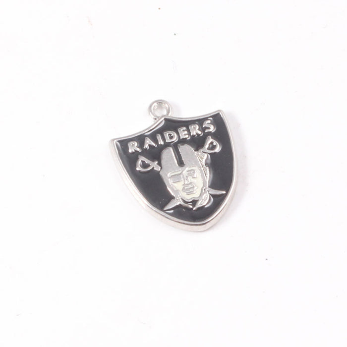 Wholesale Sports Football Drop Oil Team Pendant Mixed logo Drop Oil Sports Series Pendant