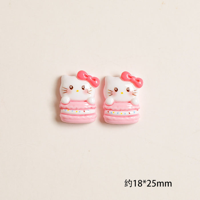 Wholesale Pink Bow Cartoon Cream Glue Mobile Phone Case Material Handmade Jewelry Resin Accessories