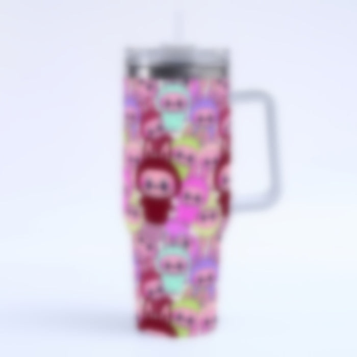 Wholesale  Cartoon Pattern 40oz Stainless Steel  Thermos ice bullies cup