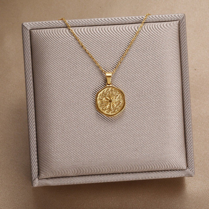 Wholesale Fade-Resistant Sweater Chain — Niche,  Light Luxury  and Sophisticated Titanium Steel Necklace