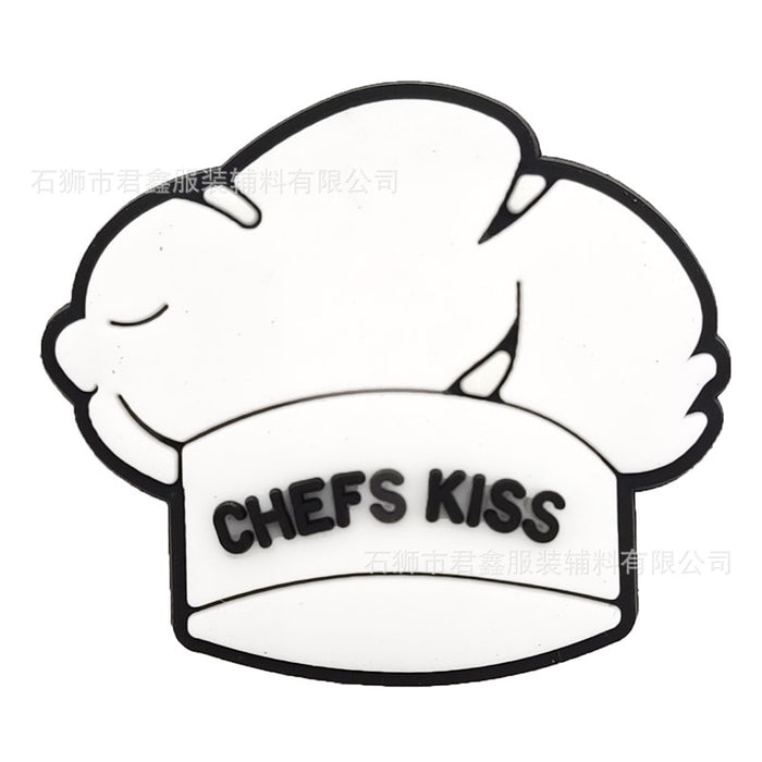 Wholesale 50pcs Buckle  Pvc Soft Glue DIY Accessories Shoes Charms