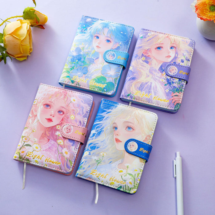 Wholesale Creative Trendy PU Leather Journal Notebook with Magnetic Closure Boutique Pocket Notepad MOQ≥2