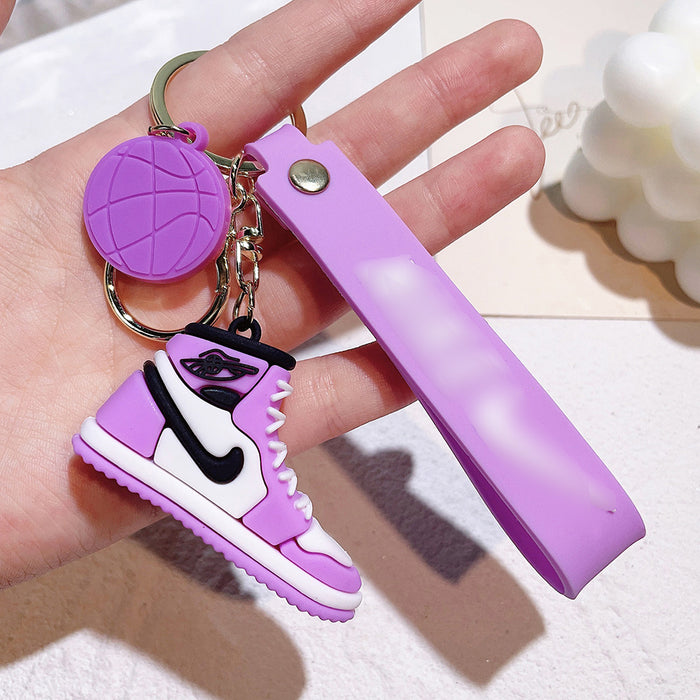 Wholesale Cartoon Shoes Silicone Doll Keychain JDC-KC-QiChao011