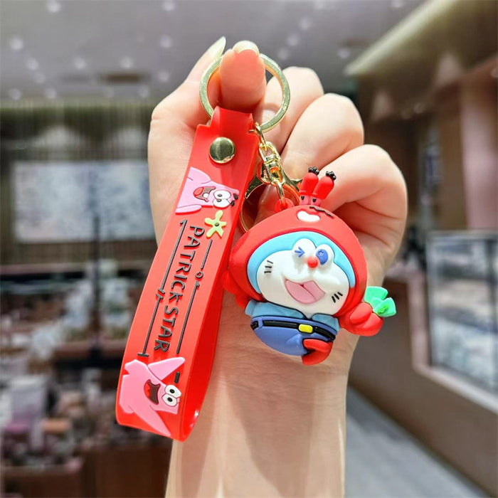 Wholesale Cartoon Silicone Doll Keychain JDC-KC-HaoXi025