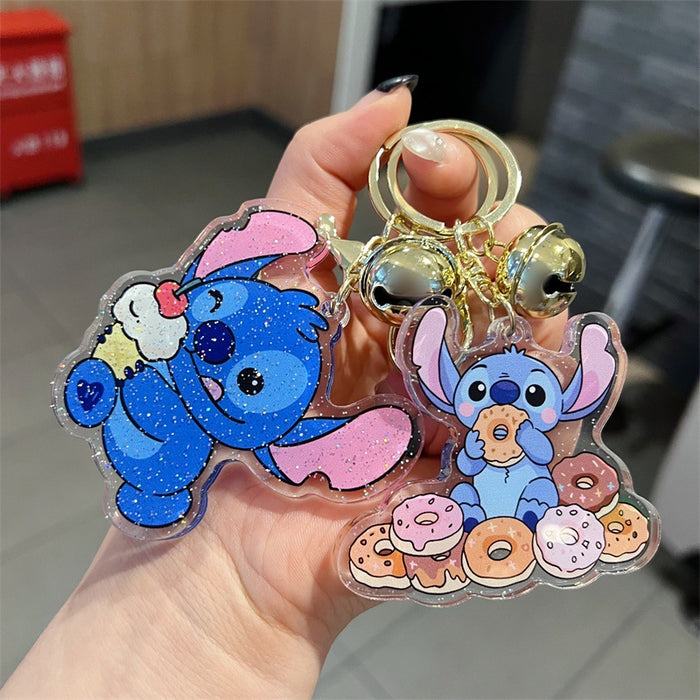 Wholesale 5 PCS Cartoon double sided acrylic keychain