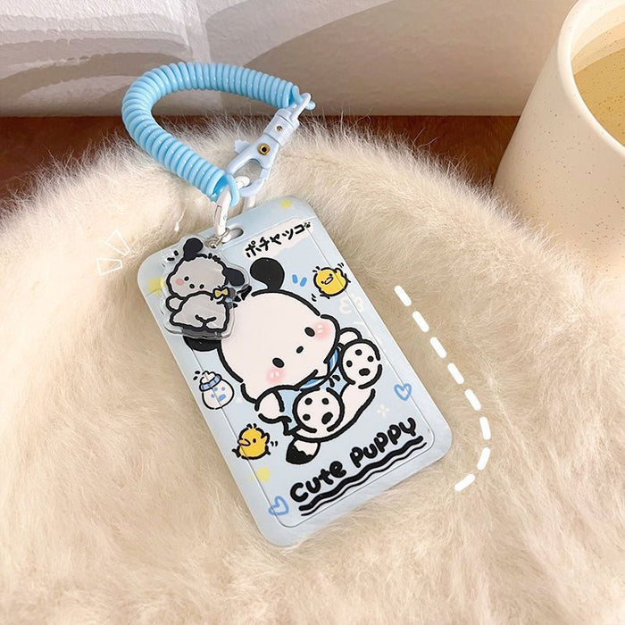 Wholesale Cute cartoon PC material hard case lanyard keychain