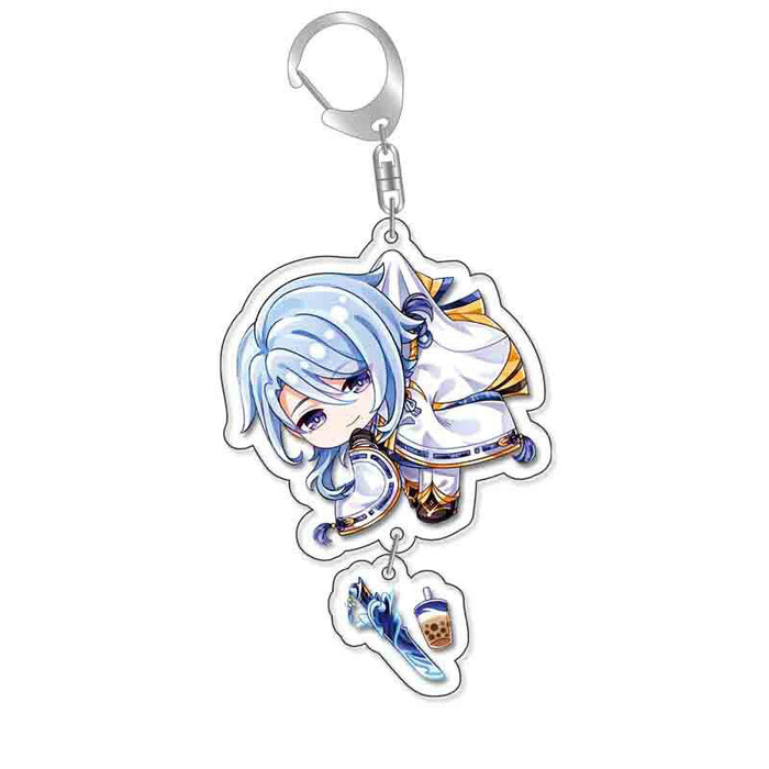 Wholesale Anime peripheral Yuan acrylic keychain accessory