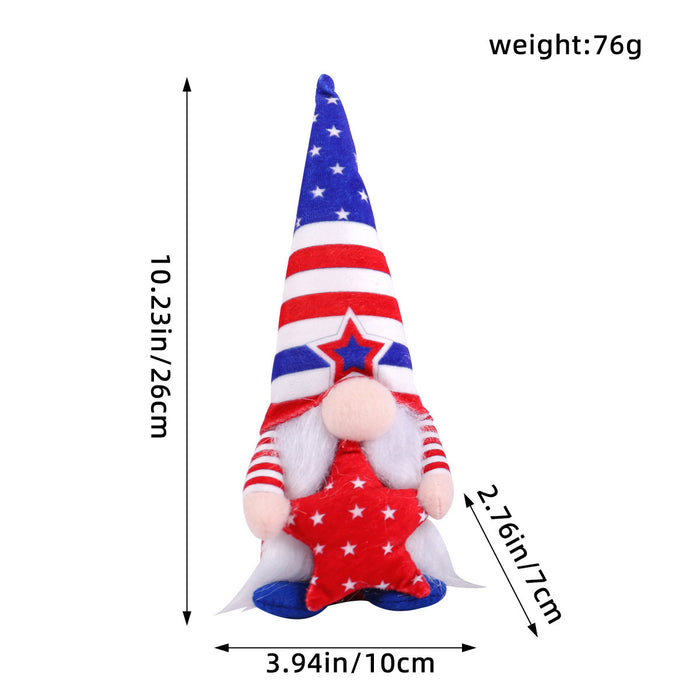 Wholesale Dwarf pointed hat figurine decoration for faceless elderly doll window display